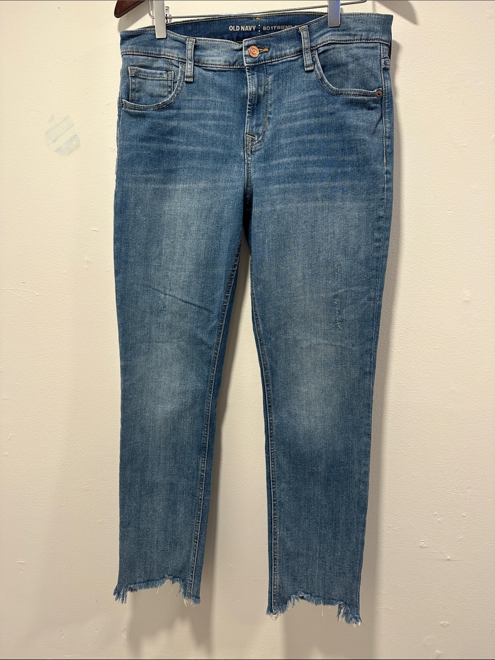 Old Navy Light Blue Women's Boyfriend Straight/Droit Jeans 367